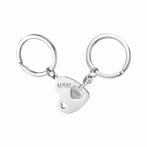 Cupid's Arrow Couple Keychains