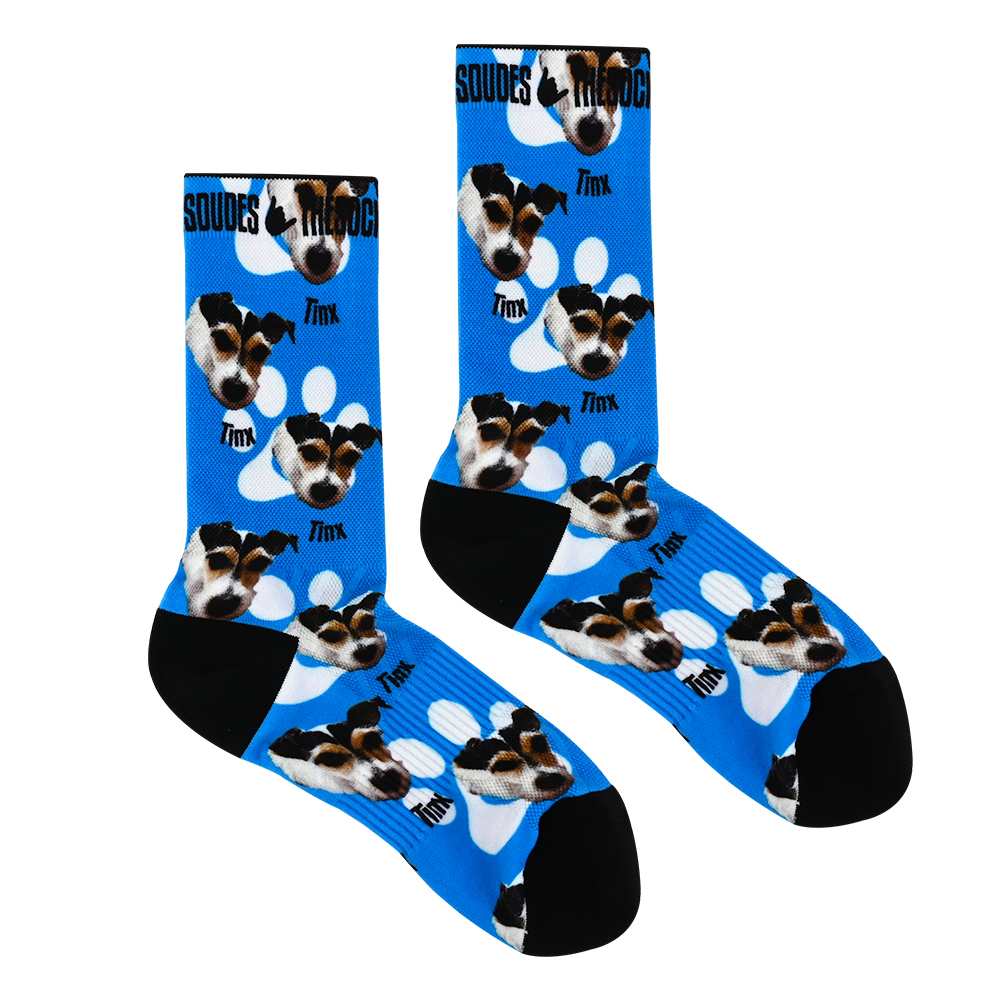 Custom Dog Photo Socks