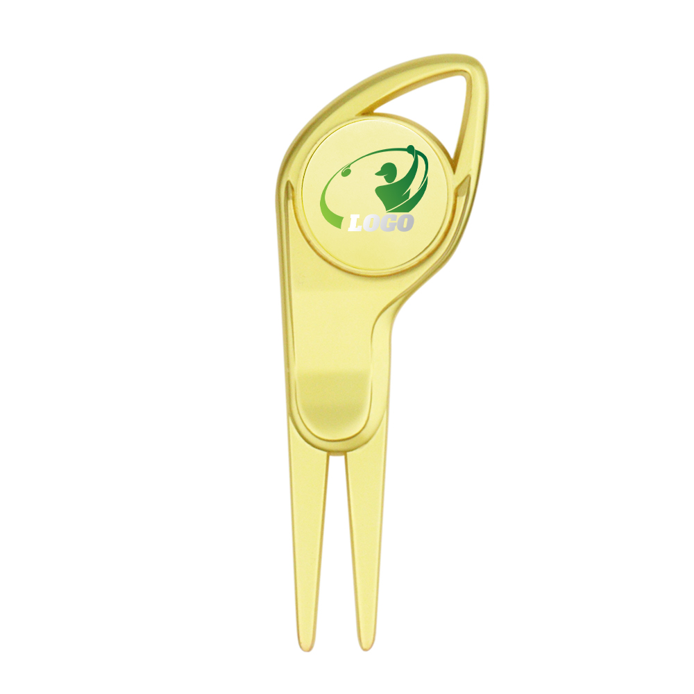 Unique Multifunctional Custom Golf Divot with Ball Markers Gold with Logo Unique Multifunctional Custom Golf Divot with Ball Markers Gold with Logo