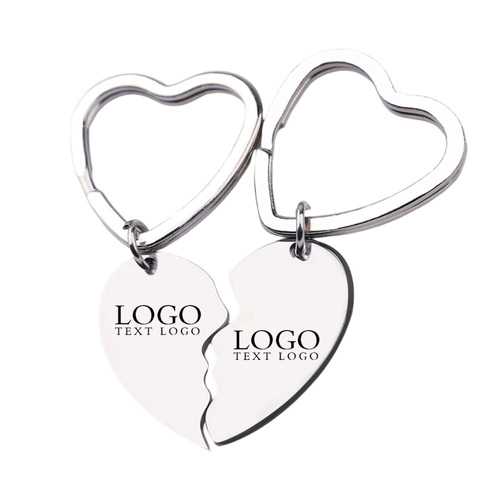 Heart-Shaped Puzzle Couples Keychains