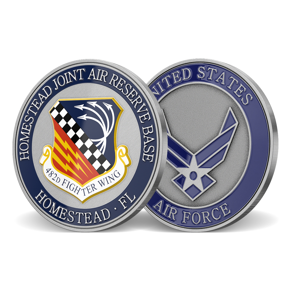 Homestead Air Reserve Base Custom Challenge Coins