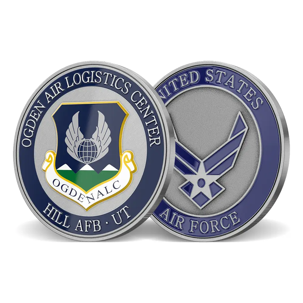 Ogden Air Logistics Center Hill AFB Challenge Coins