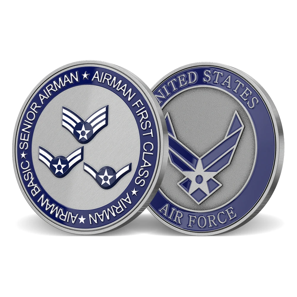 USAF Airman Custom Challenge Coins USAF Airman Custom Challenge Coins