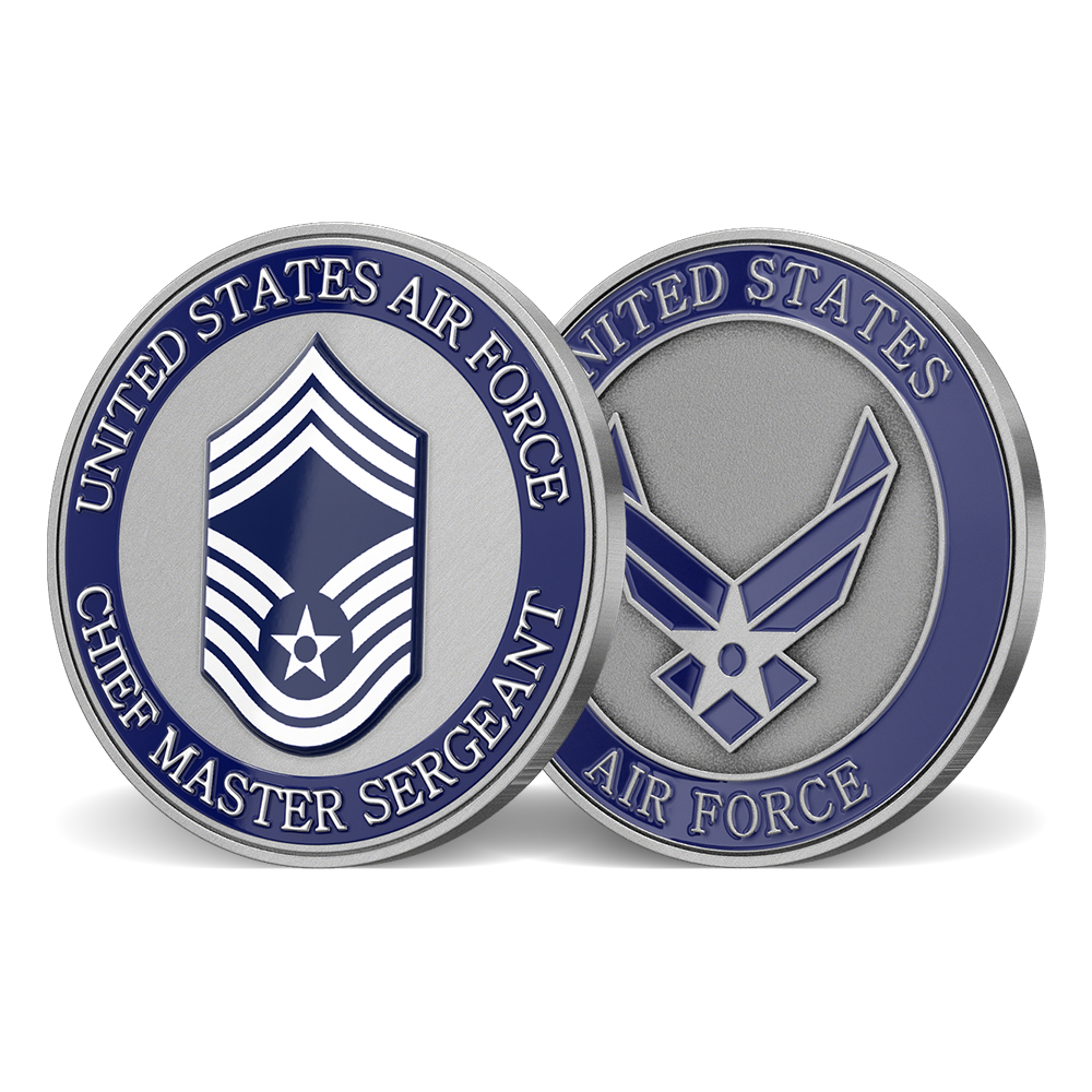 U.S. Air Force Chief Master Sergeant Custom Coins