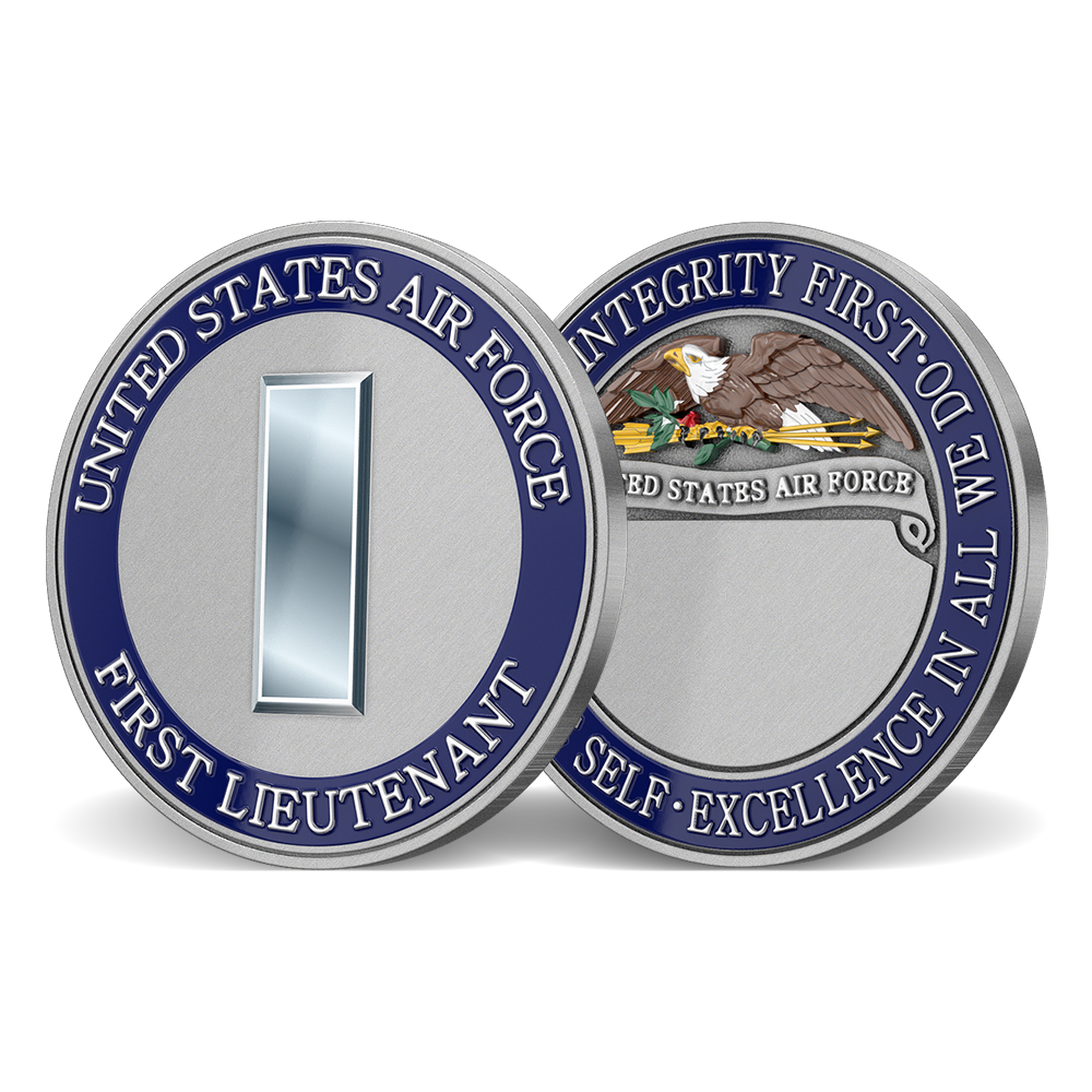U.S. Air Force First Lieutenant Challenge Coins