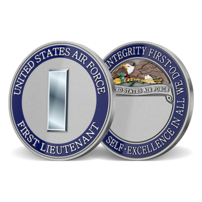 US Air Force First Lieutenant Challenge Coins