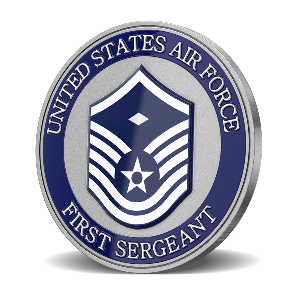 U.S. Air Force First Sergeant (E-7) Challenge Coins