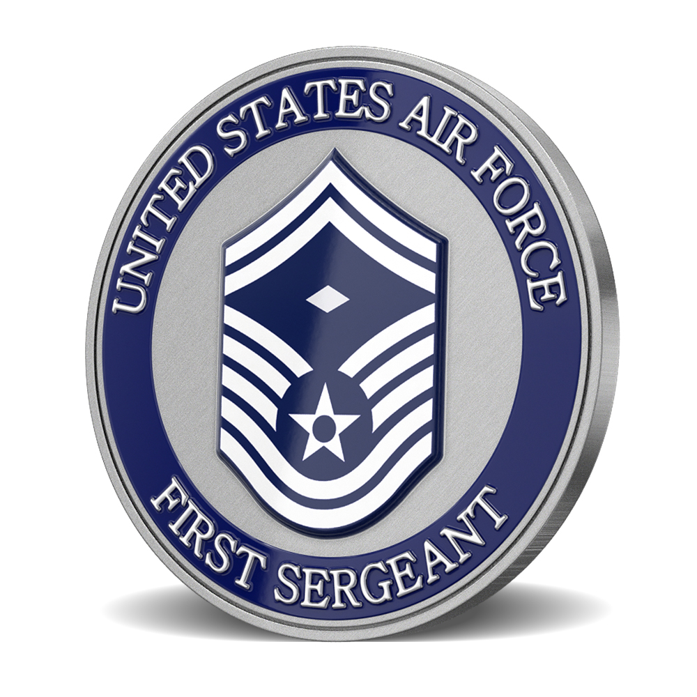 U.S. Air Force First Sergeant (E-8) Custom Coins