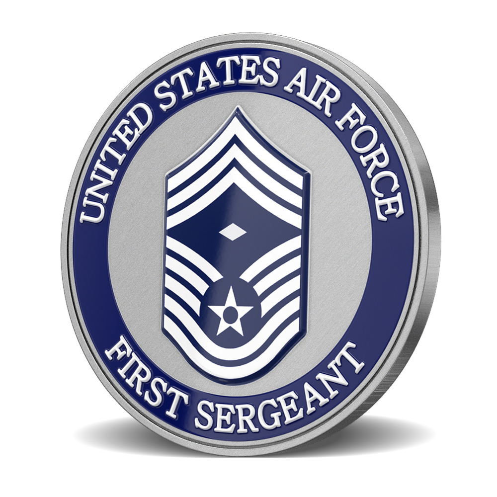 U.S. Air Force First Sergeant (E-9) Custom Coins