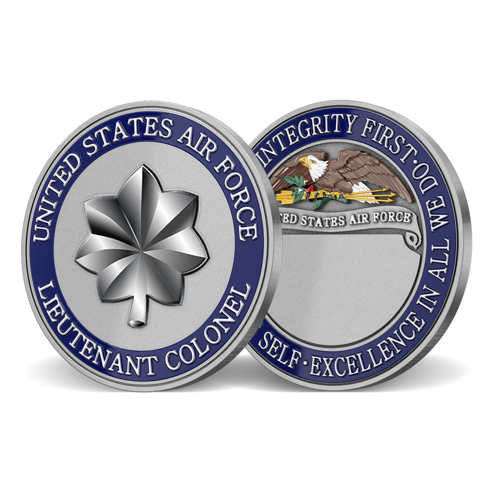 U.S. Air Force Lieutenant Colonel Challenge Coins