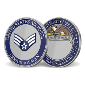 US Air Force Senior Airman Challenge Coins