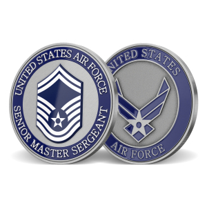 US Air Force Senior Master Sergeant Challenge Coin