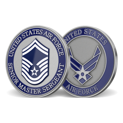 US Air Force Senior Master Sergeant Challenge Coin