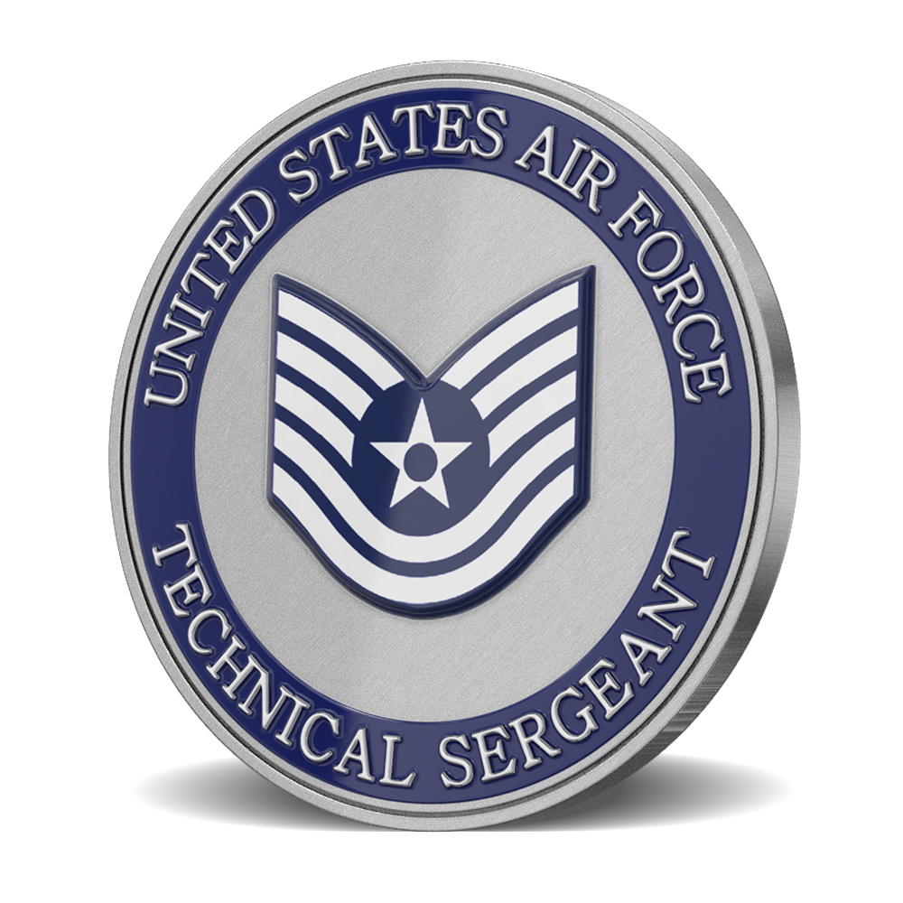 U.S. Air Force Technical Sergeant Challenge Coin