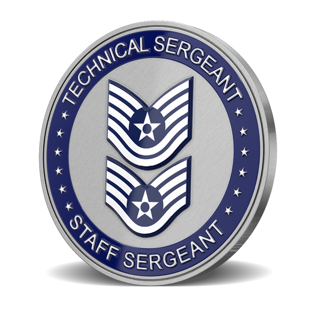 U.S. Air Force Technical Sergeant – Staff Sergeant Custom Coin
