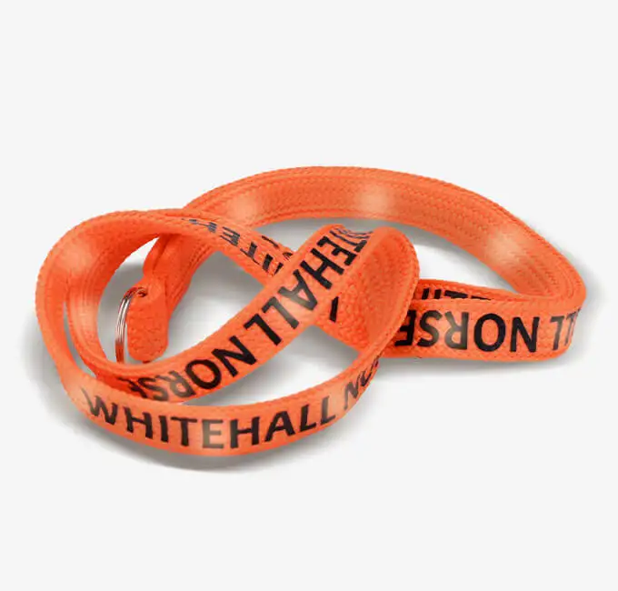 Lysende rørformede lanyards