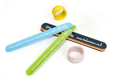 1- Color Slap Bracelets