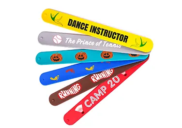 2- Color Slap Bracelets
