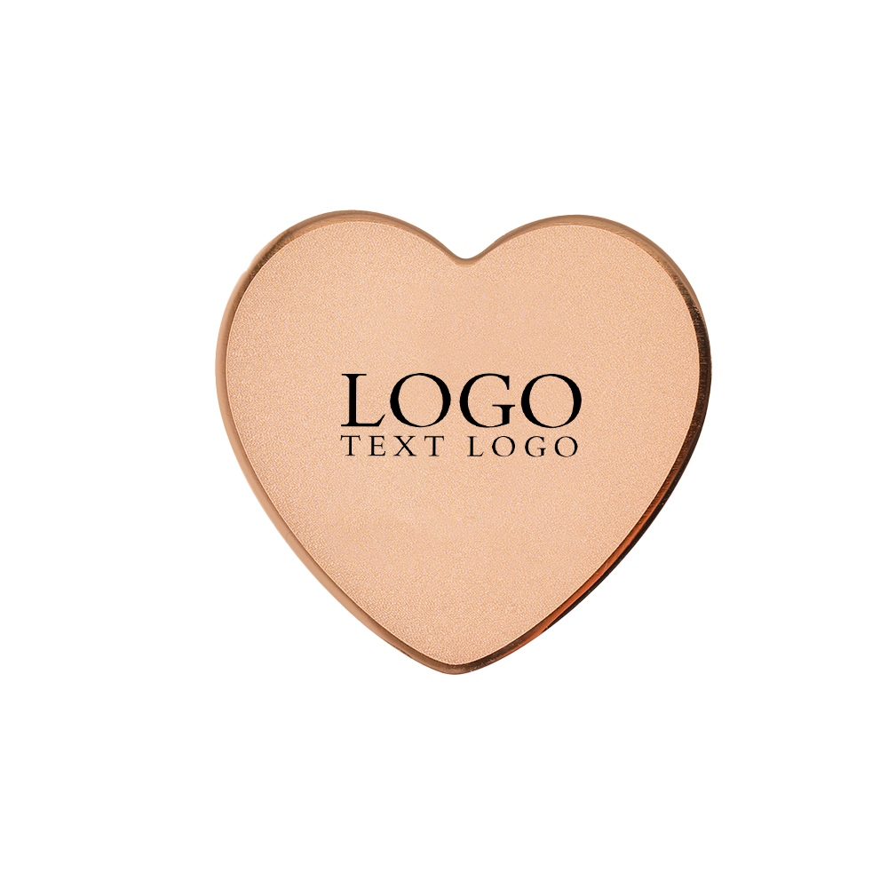 Heart Metal Professional Name Badges Logo