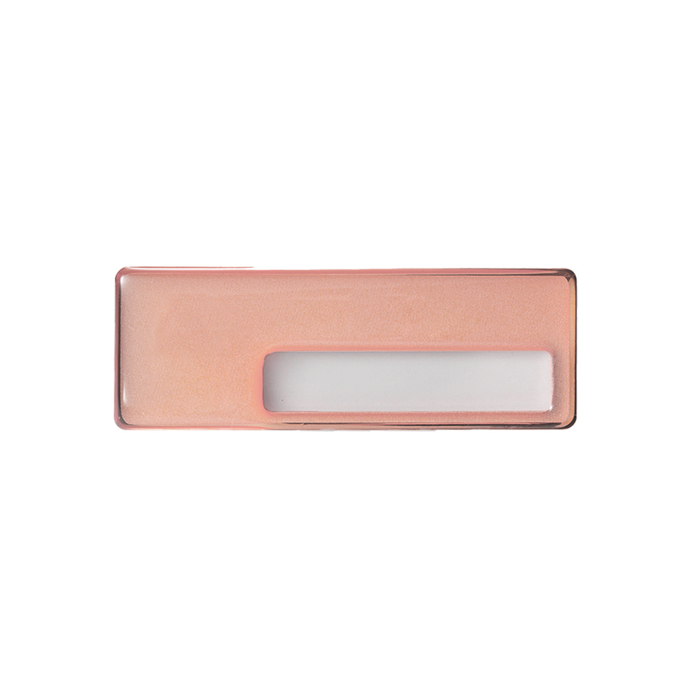Epoxy Plastic Name Tags Rose Gold