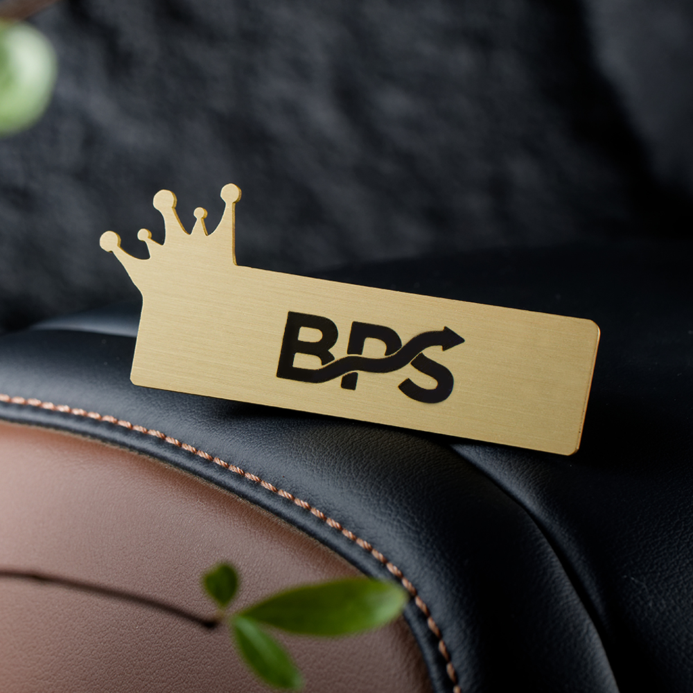 Solid Crown Brushed Matte Name Tags For Work1