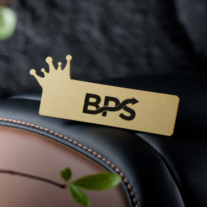 Solid Crown Brushed Matte Name Tags For Work