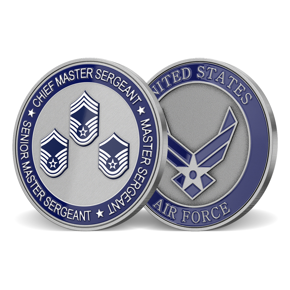 air force rank coins
