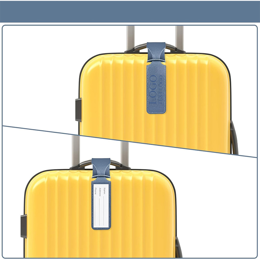 Premium PU Leather Luggage Tag