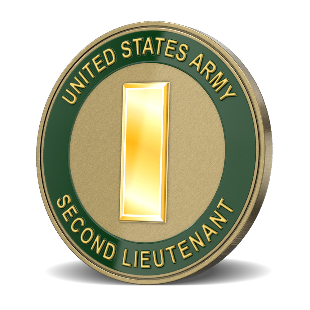 U.S. Army Second Lieutenant Challenge Coins