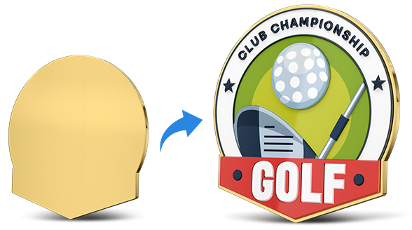 Club Championship Golf Ball Markers