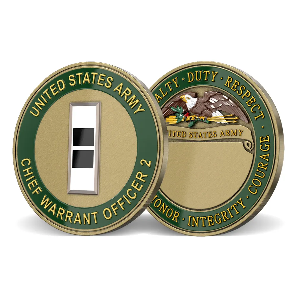 U.S. Army Chief Warrant Officer 2 Challenge Coins U.S. Army Chief Warrant Officer 2 Challenge Coins