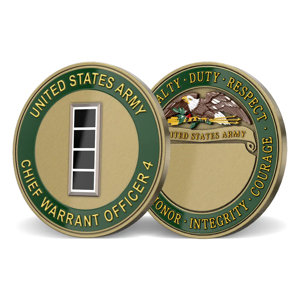 U.S. Army Chief Warrant Officer 4 Challenge Coins U.S. Army Chief Warrant Officer 4 Challenge Coins