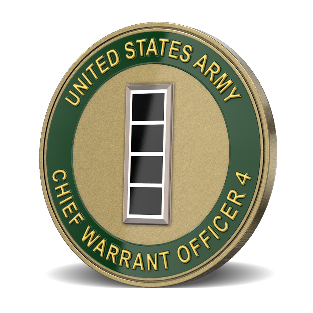 U.S. Army Chief Warrant Officer 4 Challenge Coins 
