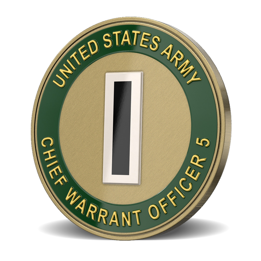 U.S. Army Chief Warrant Officer 5 Challenge Coins