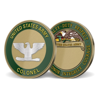 U.S. Army Colonel Challenge Coins