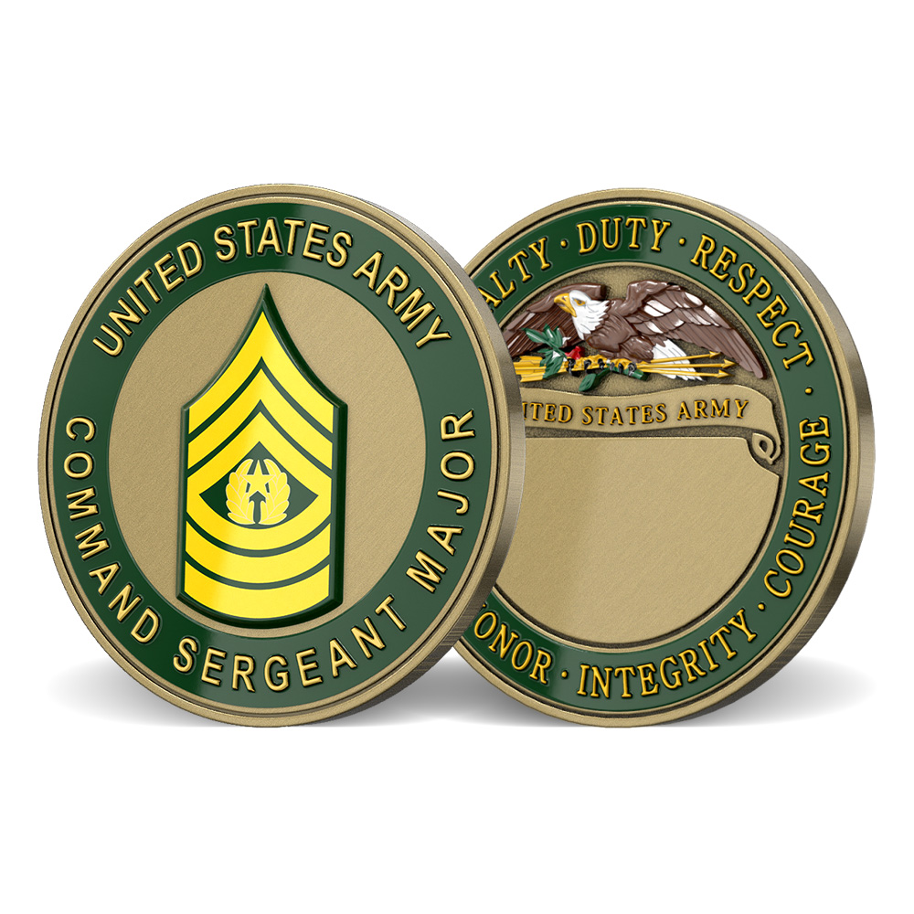 US Army Command Sergeant Major Coins