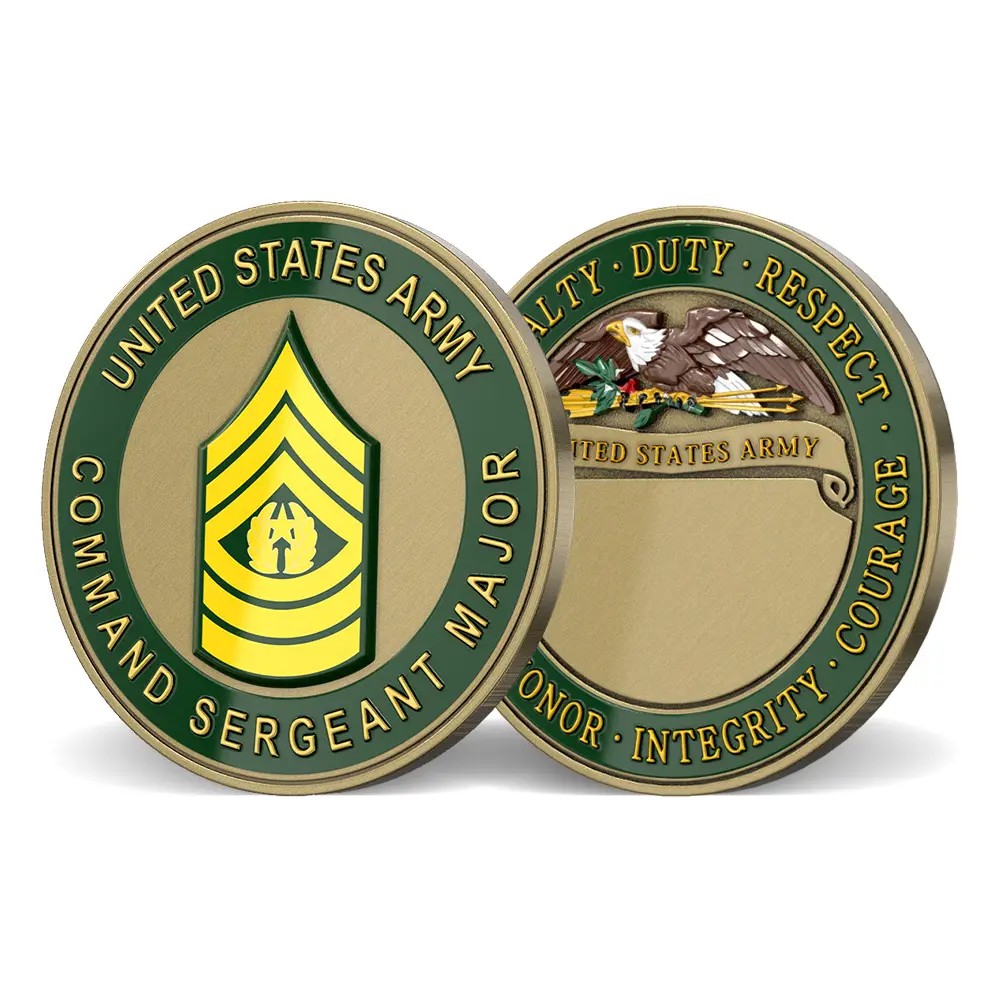 US Army Command Sergeant Major Coins