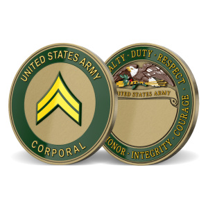 US Army Corporal Coins