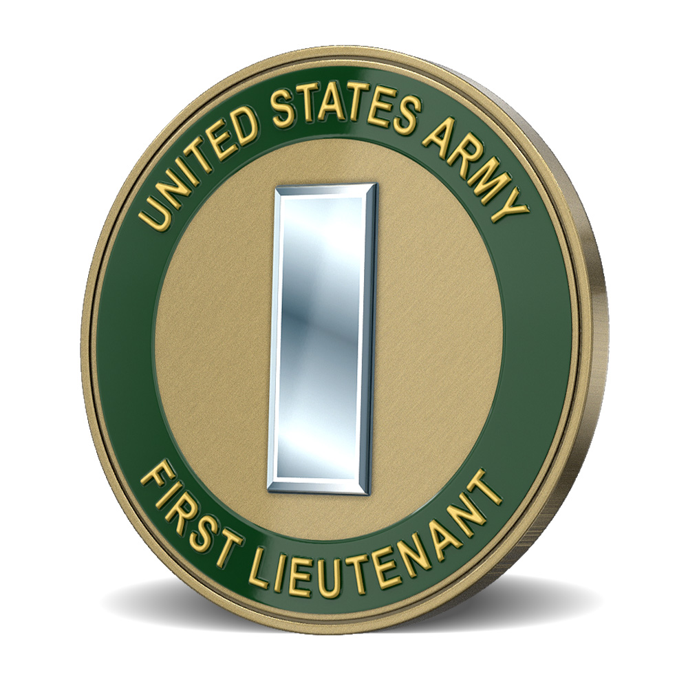 U.S. Army First Lieutenant Challenge Coins
