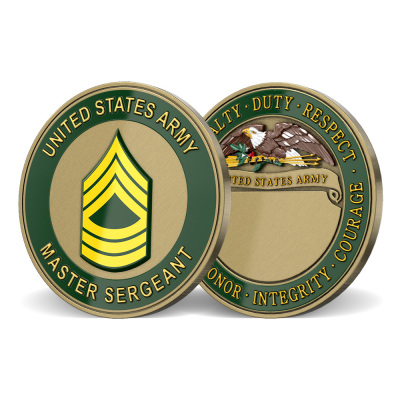 US Army Master Sergeant Coins