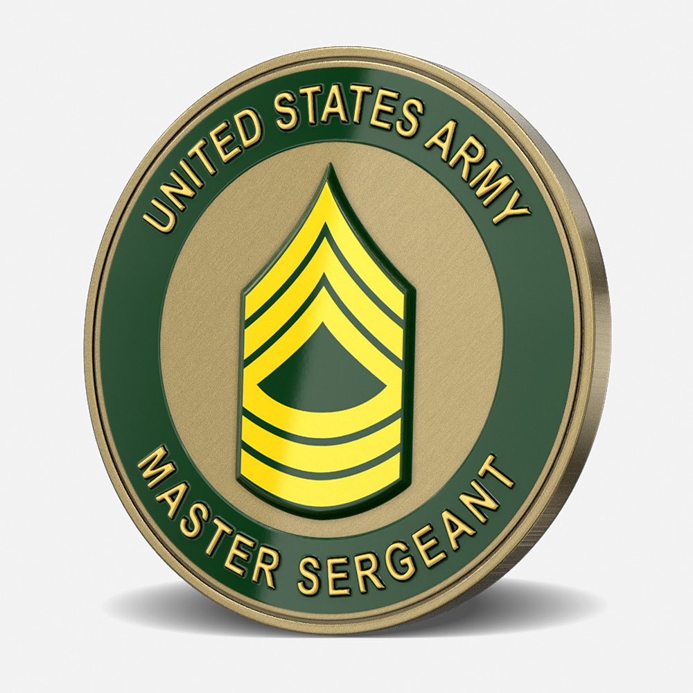 US Army Master Sergeant Coin
