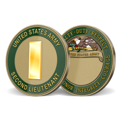 Army Second Lieutenant Challenge Coins