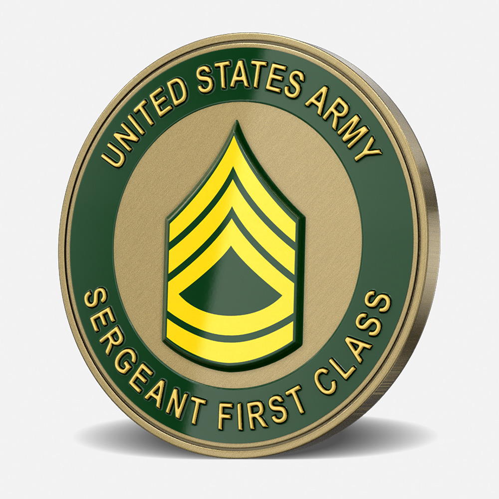US Army Sergeant First Class Coin