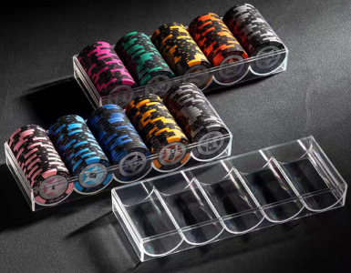 Clear Acrylic Poker Chip Rack