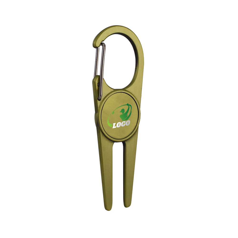 Emster Golf Divot Tool Antique Bronze with Logo Emster Golf Divot Tool Antique Bronze with Logo