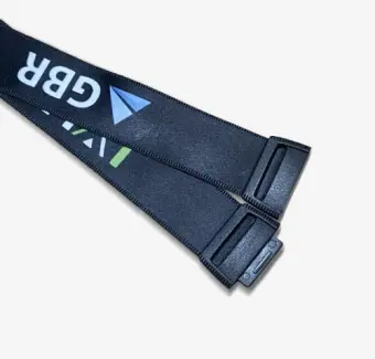 Flat Plastic Breakaway lanyards