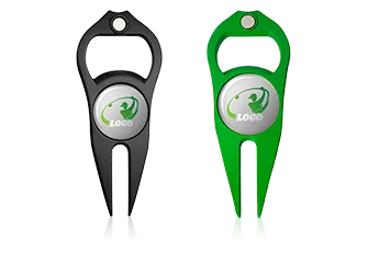 Logo Divot Tool with Bottle Opener Logo Divot Tool with Bottle Opener