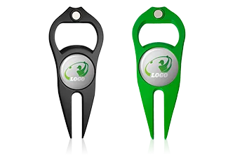 Logo Divot Tool with Bottle Opener