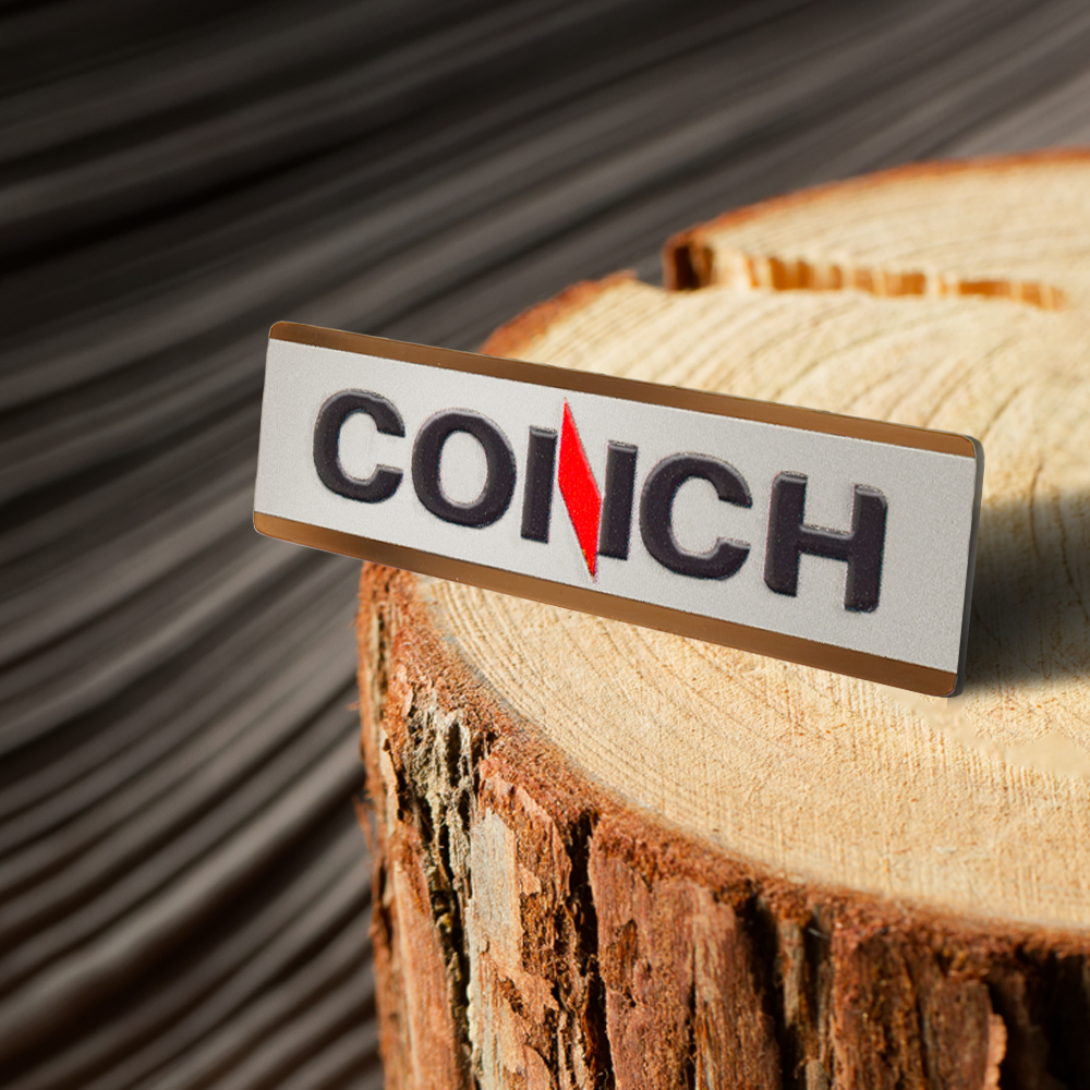 Two Military Clutches Stainless Steel Name Badges1