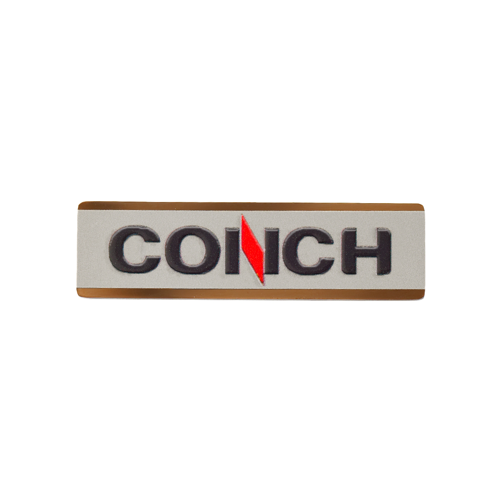 Two Military Clutches Stainless Steel Name Badges Front
